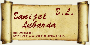 Danijel Lubarda vizit kartica